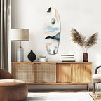 Abstract Sailing Glass Wall Art