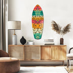 Camouflaged Tiger Glass Wall Art