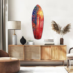 4th of July Glass Wall Art