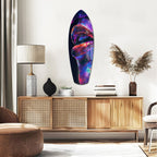 Colorful Lips V2 Glass Wall Art