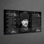 Atat√ºrk Glass Wall Art