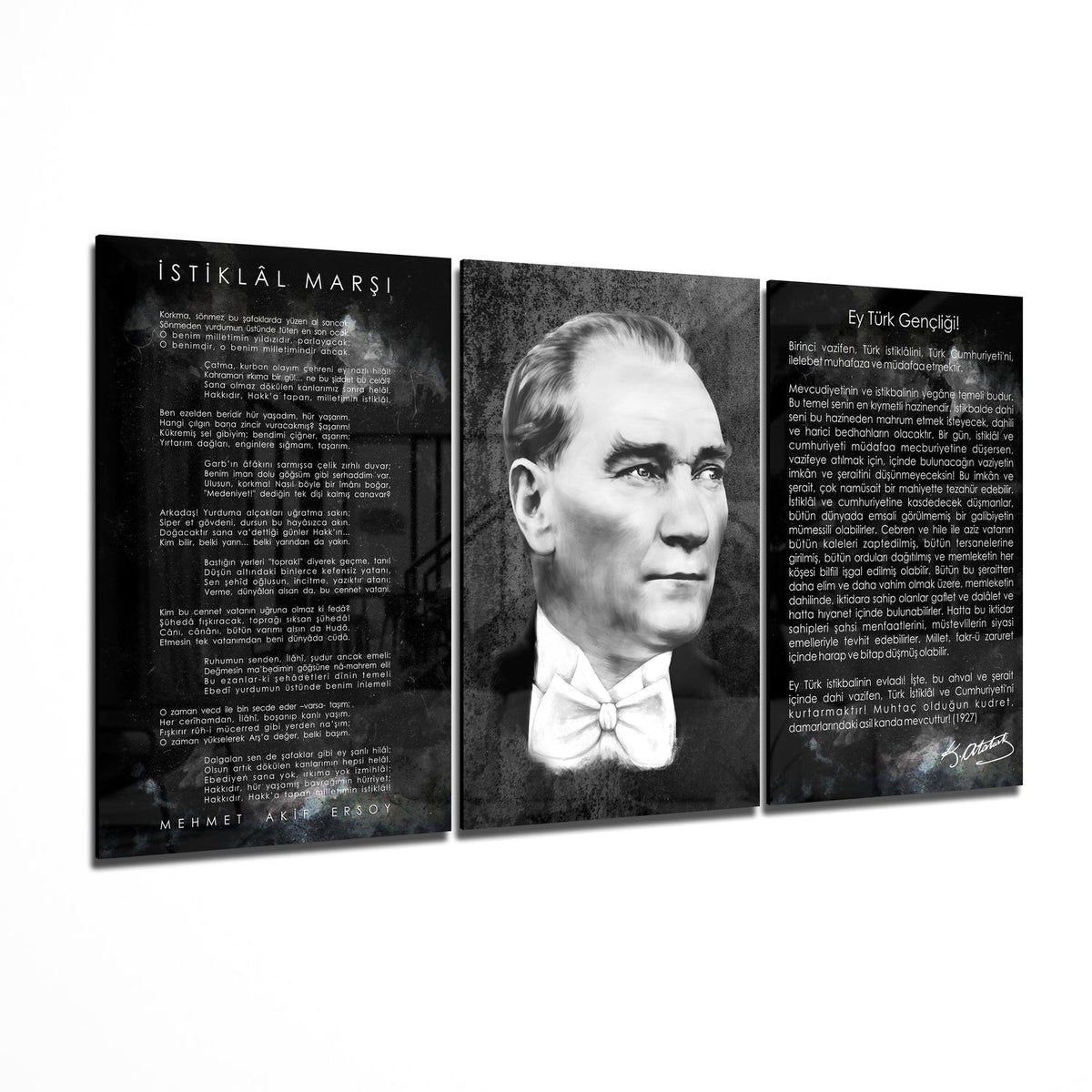 Atat√ºrk Glass Wall Art