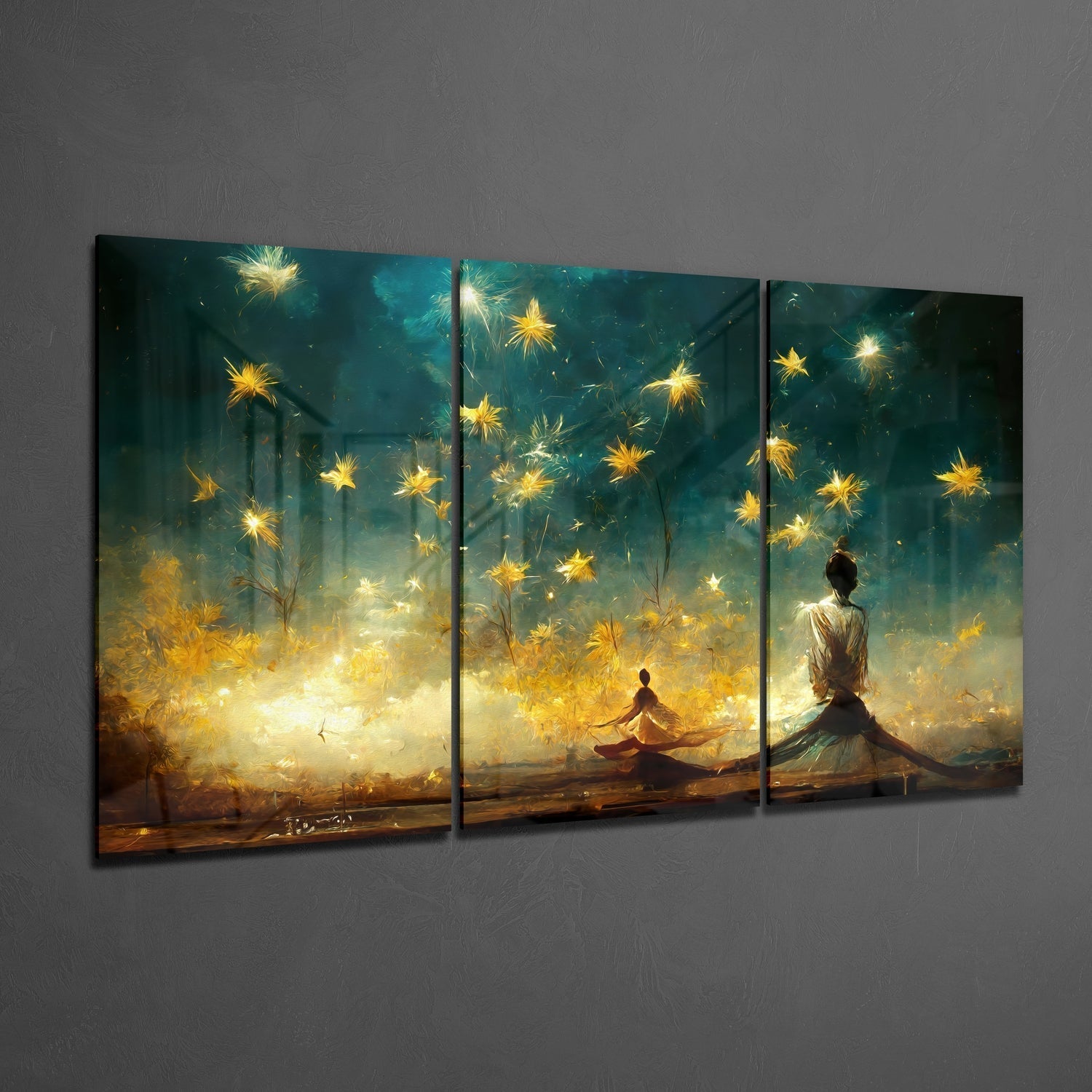 Under the Stars Glass Wall Art