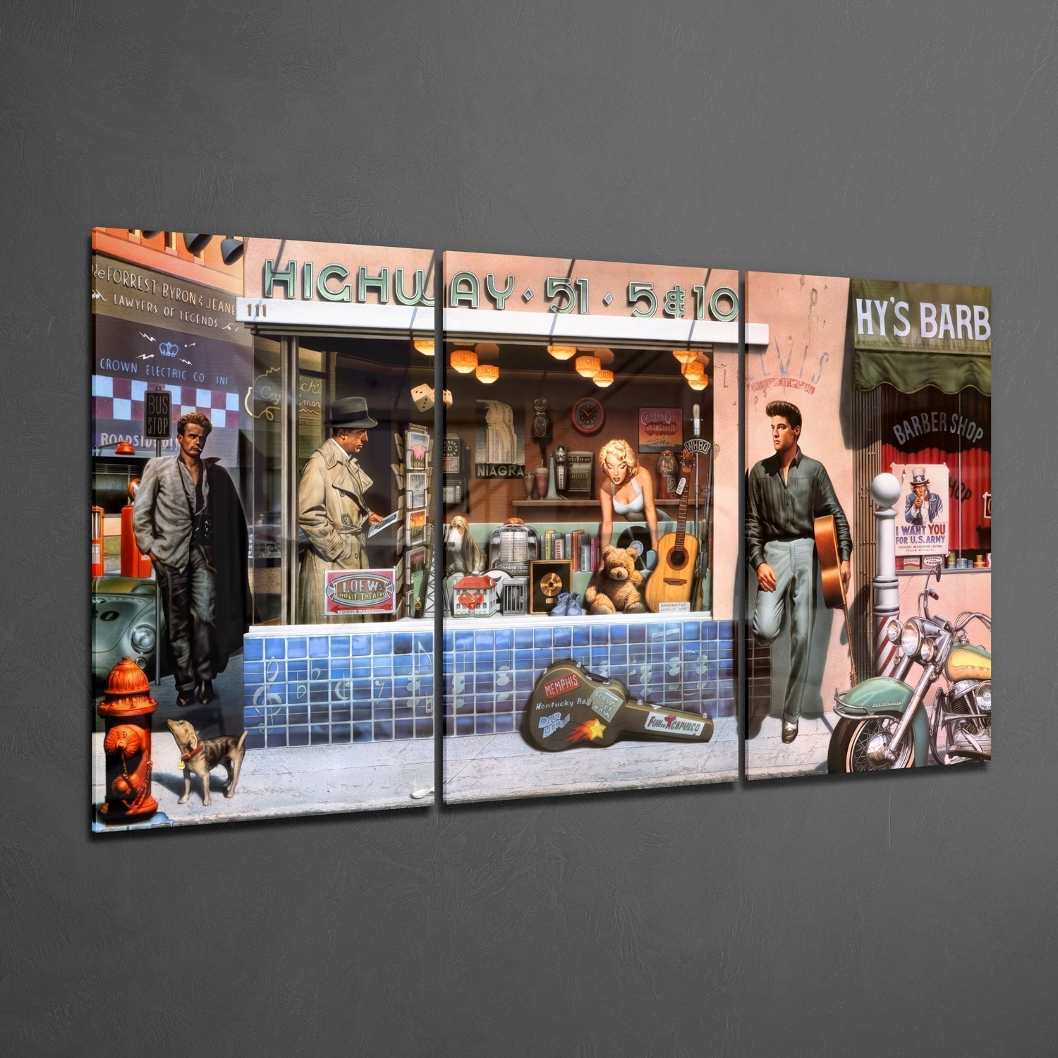 Highway Mega Glass Wall Art