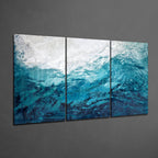 Water Mountains Mega Glass Wall Art