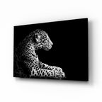 Leopard Glass Wall Art