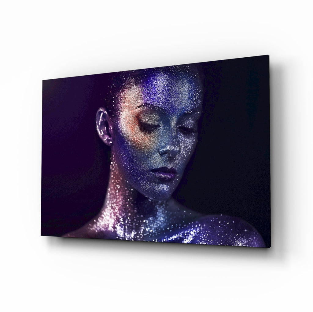 Woman Portrait 42 Glass Wall Art