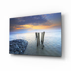 Sea Landscape Glass Wall Art