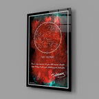 Ataturk Glass Wall Art