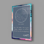 Ataturk Glass Wall Art