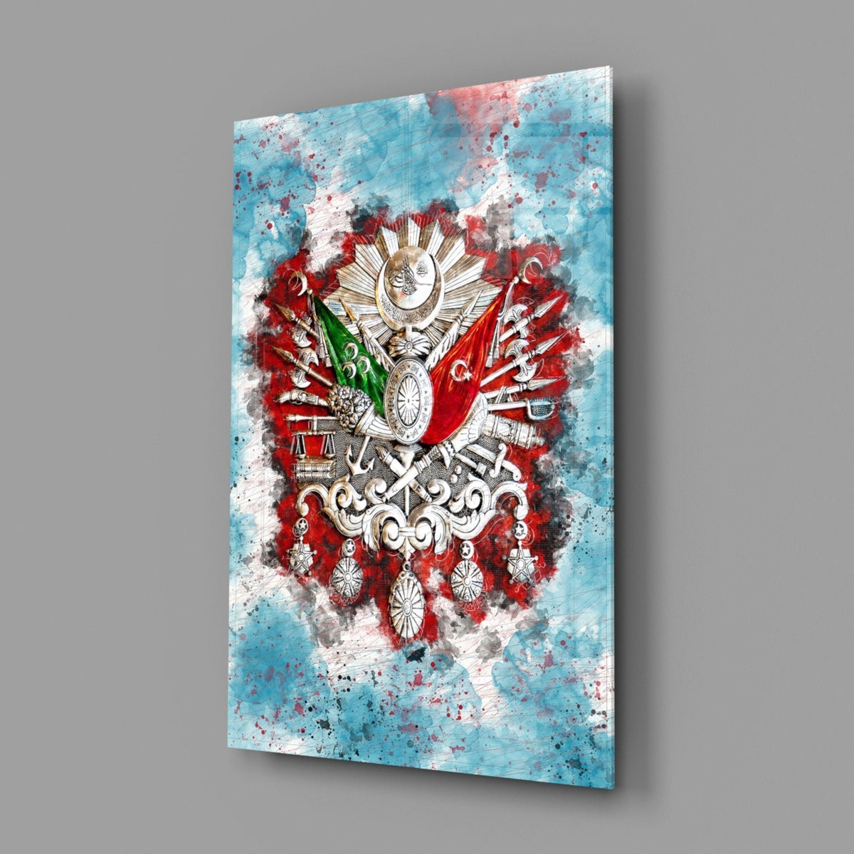 Ottoman Coat of Arms Glass Wall Art