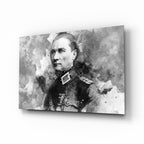 Ataturk Glass Wall Art