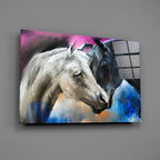 Horse Glass Wall Art