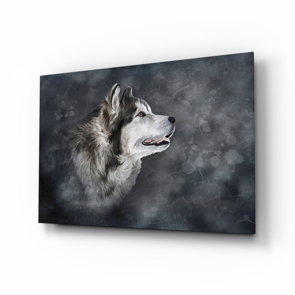 Wolf Glass Wall Art