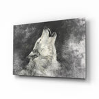 Wolf Glass Wall Art