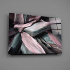 Leaves Glass Wall Art