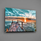 Sunset Glass Wall Art
