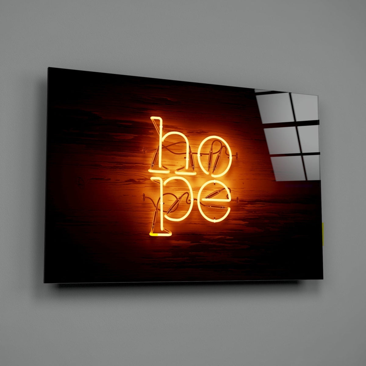 ‚ÄúHope‚Äù Glass Wall Art