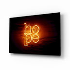 ‚ÄúHope‚Äù Glass Wall Art