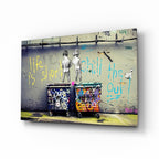 Life is Short Glass Wall Art