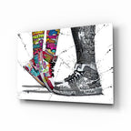Free Love Glass Wall Art