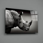 Rhino Glass Wall Art