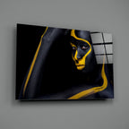 Gold Woman Glass Wall Art