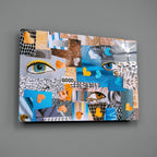 Abstract Confusion Glass Wall Art