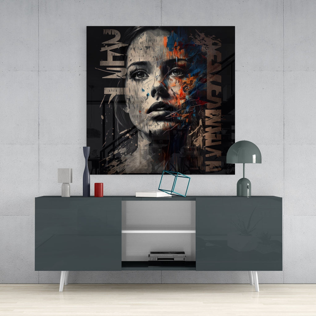Women Glass Wall Art  || Designers Collection