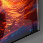 Phoenix Glass Wall Art  || Designers Collection