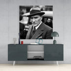 Ataturk Glass Wall Art