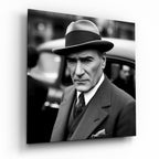 Ataturk Glass Wall Art