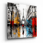 Eiffel Glass Wall Art