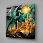 Dragon Glass Wall Art|| Designer's Collection