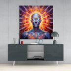 Beautiful Mind Glass Wall Art|| Designer's Collection