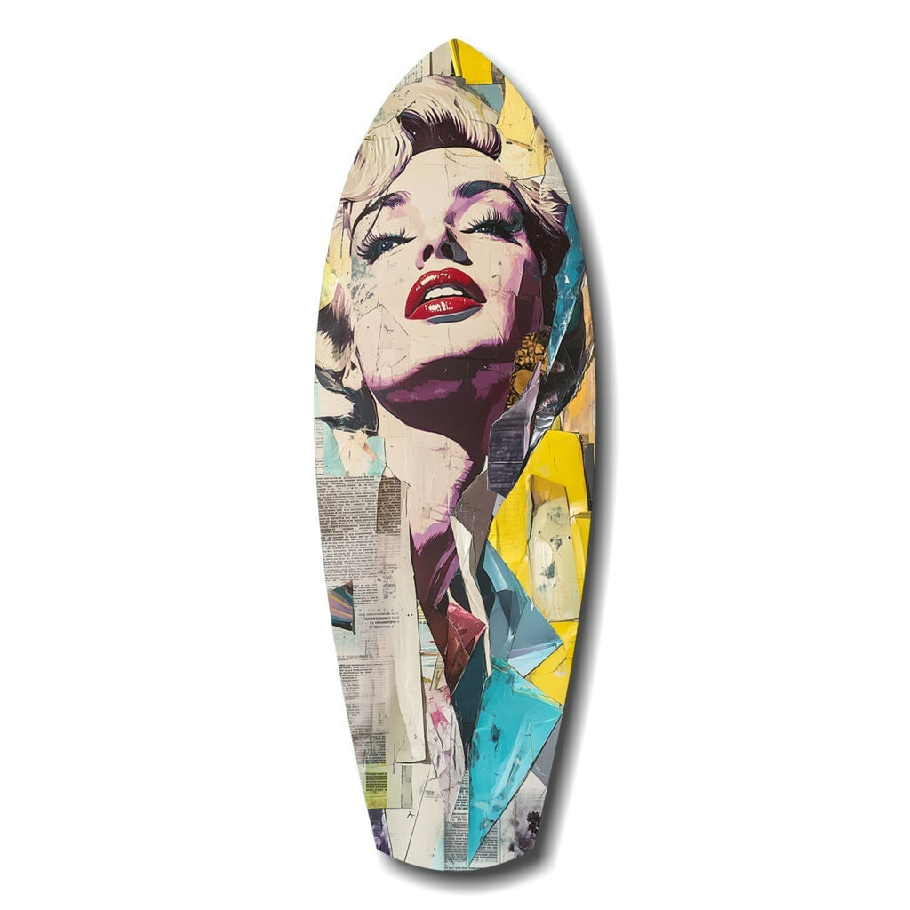 Marilyn Monroe Glass Wall Art