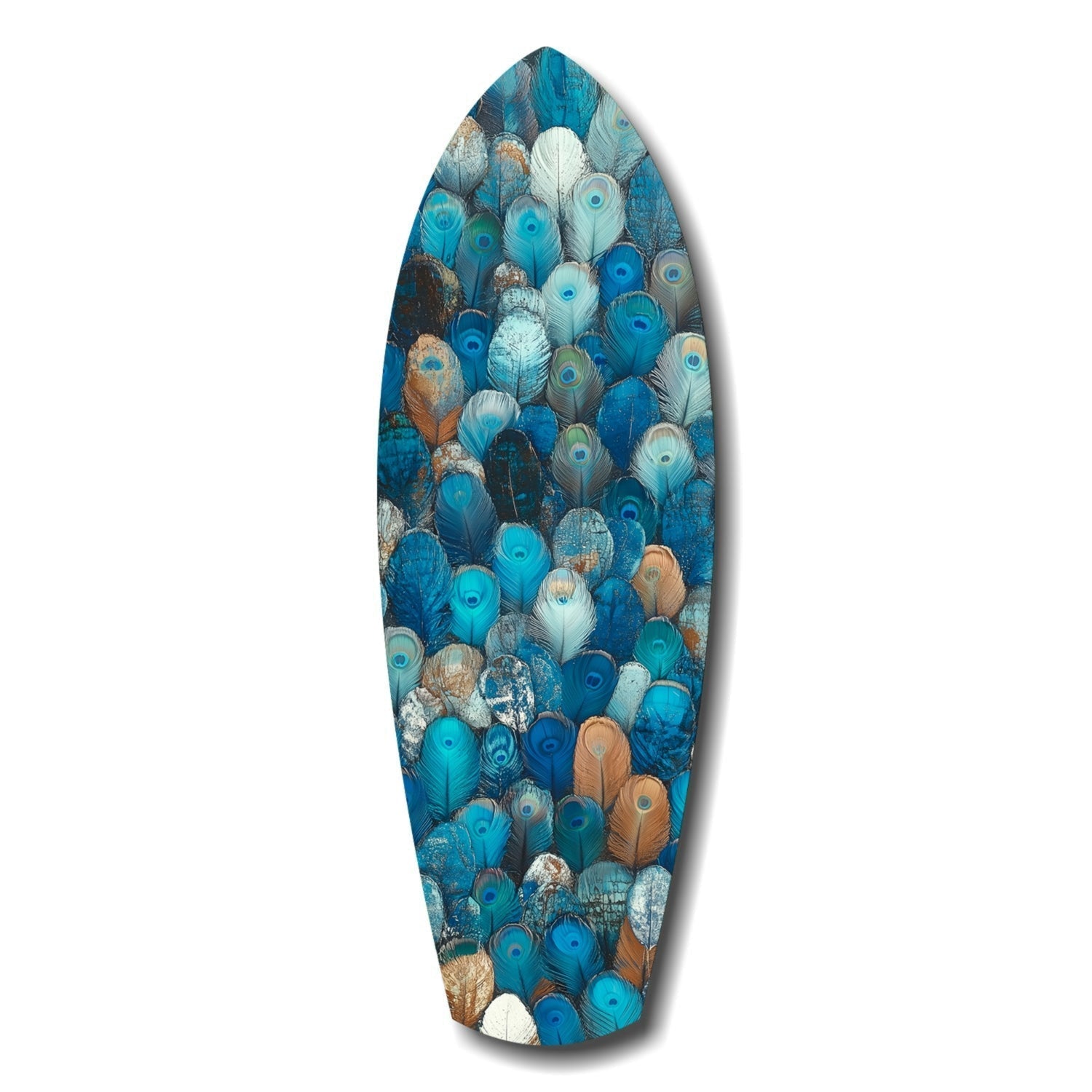 Feathers of the Haven Glass Wall Art