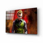 Joker Glass Wall Art