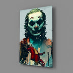 Joker Glass Wall Art