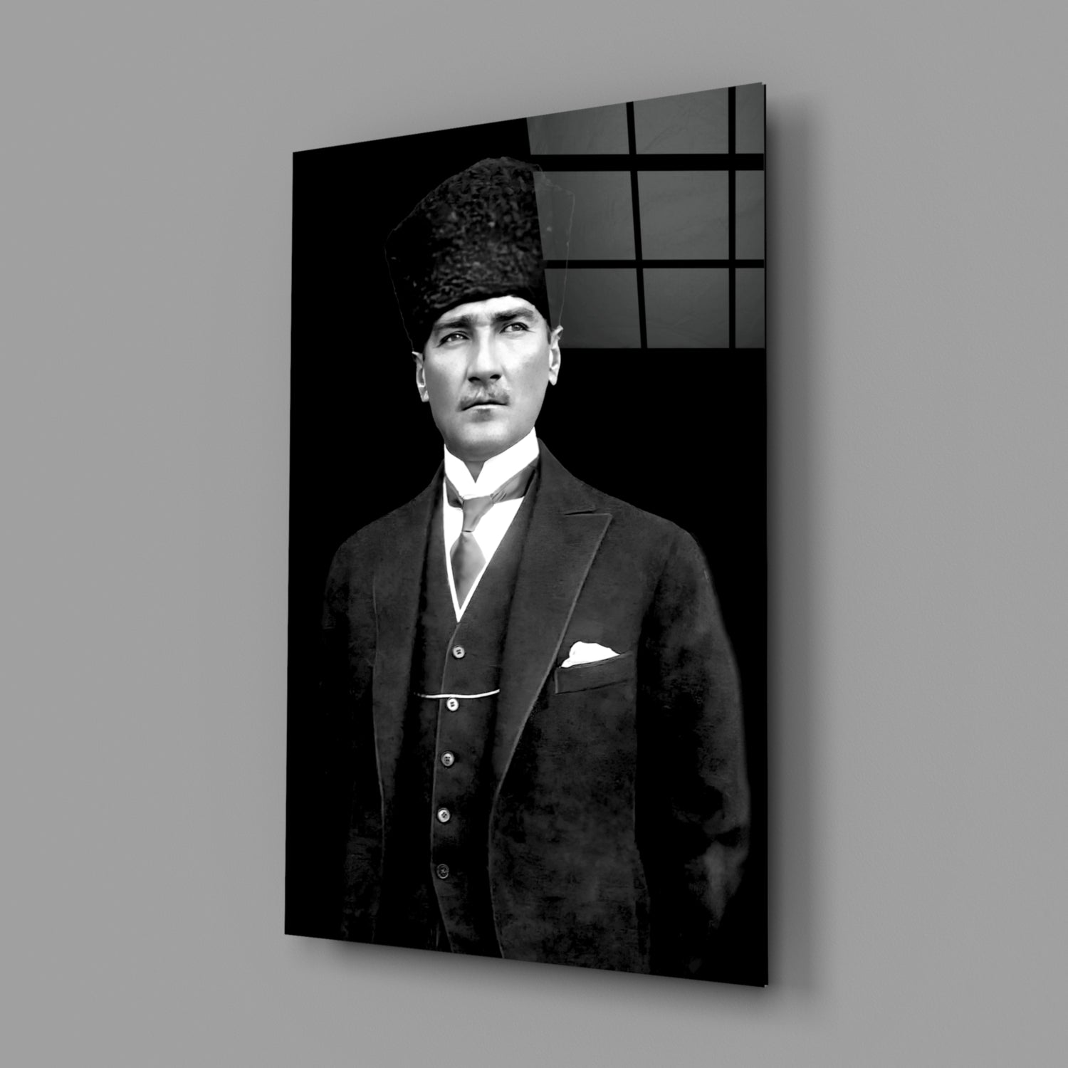 Atat√ºrk Glass Wall Art