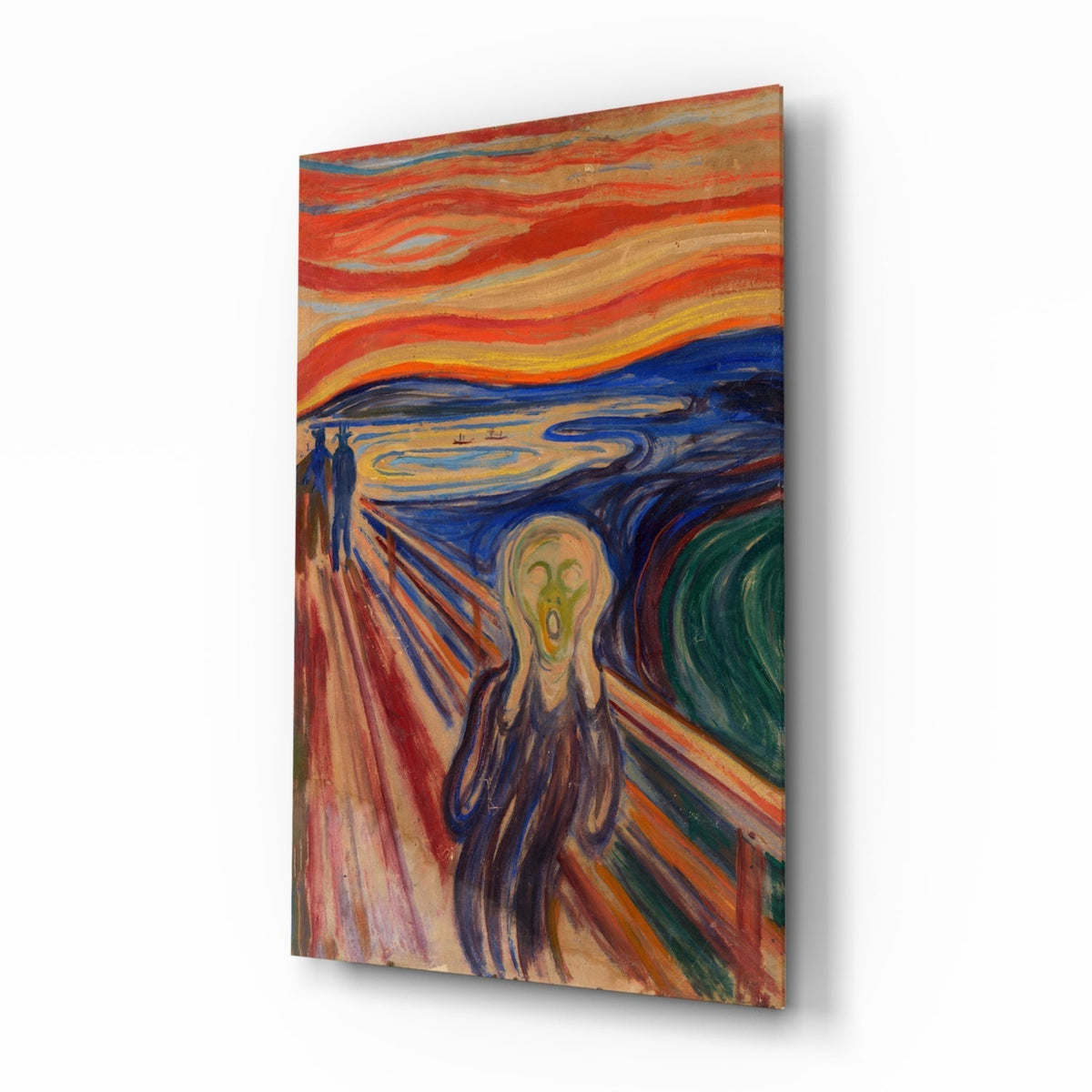 "Scream" Glass Wall Art