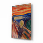 "Scream" Glass Wall Art