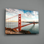 Golden Gate Bridge Glass Wall Art