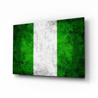 Flag of Nigeria Glass Wall Art